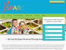 Tablet Screenshot of michigansparc.com